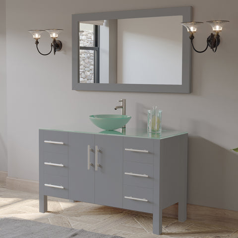 Image of 8116B-G Gray Vanity Brushed Nickel