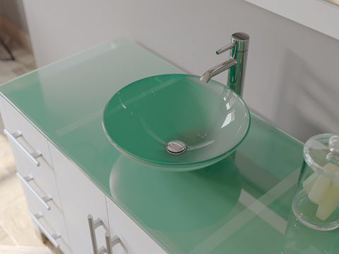 Image of 8116B-W - Glass Sink