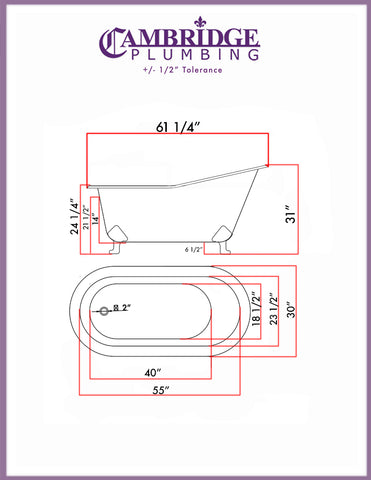 Image of AST61XL Without Faucet Holes