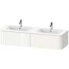 Duravit Happy D.2 Plus 63" Wall Mounted Vanity Unit for Console, White High Gloss HP4956B