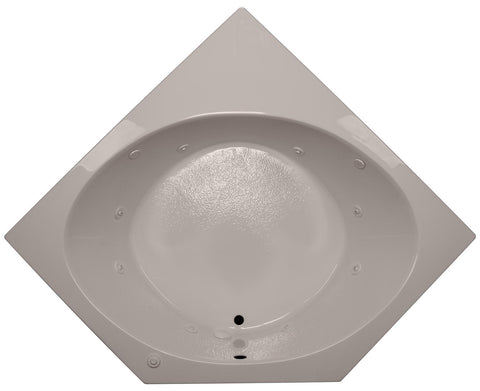 Image of American Acrylic 60" x 60" Corner Round Bathtub BR-29
