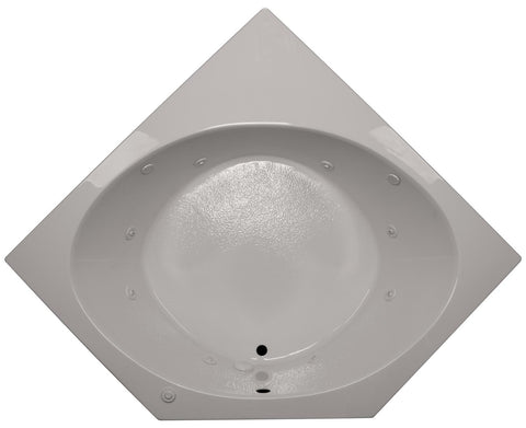 Image of American Acrylic 60" x 60" Corner Round Bathtub BR-29