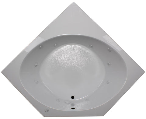 Image of American Acrylic 60" x 60" Corner Round Bathtub BR-29