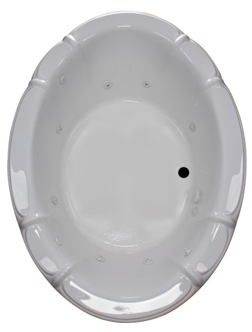 Image of American Acrylic 58" x 79" Oval Drop In Bathtub BR-59
