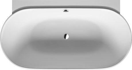 Duravit Luv 70 7/8" Back-To-Wall Bathtub, White 700433000000090