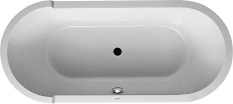 Image of Duravit Starck Oval Bathtub 700009000000090, White