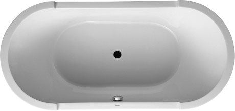 Image of Duravit Starck 74 13/16" Oval Bathtub, White 700011000000090