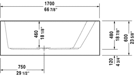 Duravit Paiova 66 7/8