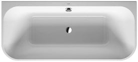 Duravit Happy D.2 70 7/8" Back-To-Wall Bathtub, White 700318000000090
