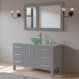 8116B-G Gray Vanity Polished Chrome