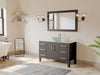 48" Espresso Vanity Set w/ Freestanding Solid Wood, Tempered Glass Top, & Single Vessel Sink, Cambridge Plumbing 8116B