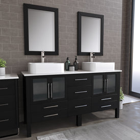 8119-BN-1 - Espresso Vanity