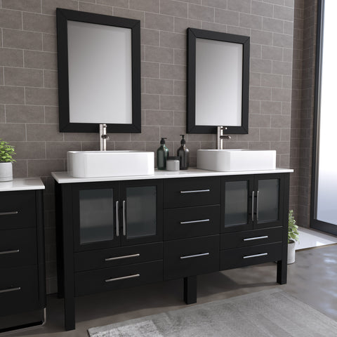 Image of 8119-BN-1 - Espresso Vanity