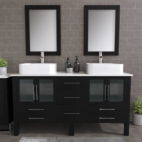 Image of 8119-BN-2 - Espresso Vanity