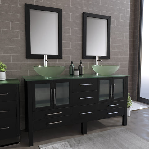 Image of 8119B-CP - Angled Vanity