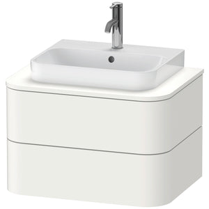 Duravit Happy D.2 Plus 25 5/8" Wall Mounted Vanity Unit for Console, White High Gloss HP496002222