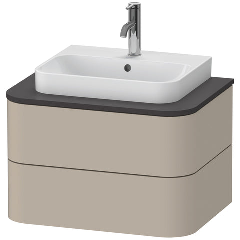 Image of Duravit Happy D.2 Plus 25 5/8" Wall Mounted Vanity Unit for Console, White High Gloss HP496002222