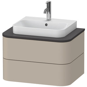 Duravit Happy D.2 Plus 25 5/8" Wall Mounted Vanity Unit for Console, White High Gloss HP496002222