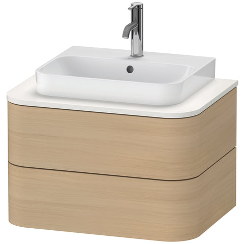 Image of Duravit Happy D.2 Plus 25 5/8" Wall Mounted Vanity Unit for Console, White High Gloss HP496002222