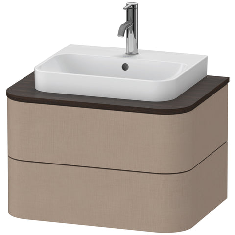 Image of Duravit Happy D.2 Plus 25 5/8" Wall Mounted Vanity Unit for Console, White High Gloss HP496002222