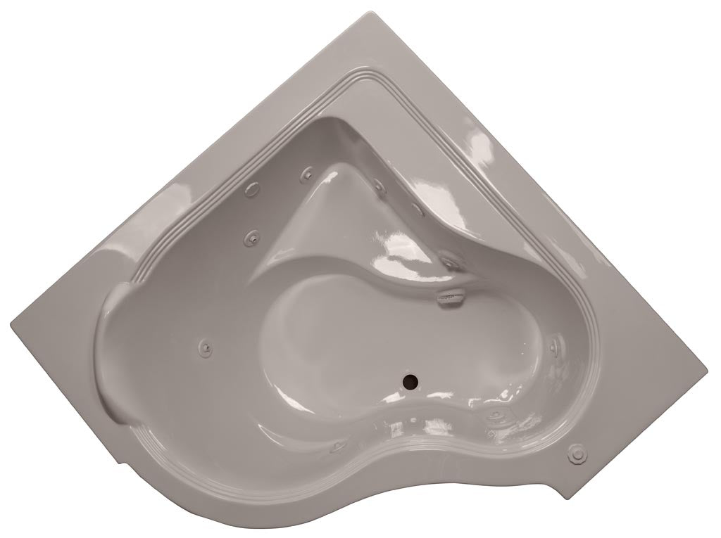 American Acrylic 60" x 60" x 24" Deep Corner Tub BR-16