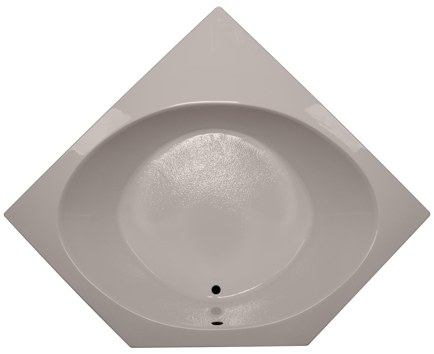 American Acrylic 60" x 60" Corner Round Bathtub BR-29