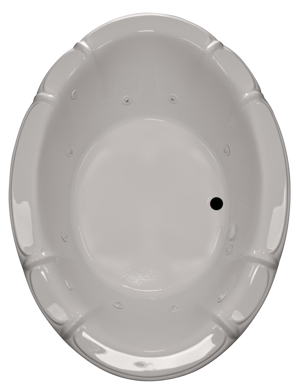 American Acrylic 58" x 79" Oval Drop In Bathtub BR-59
