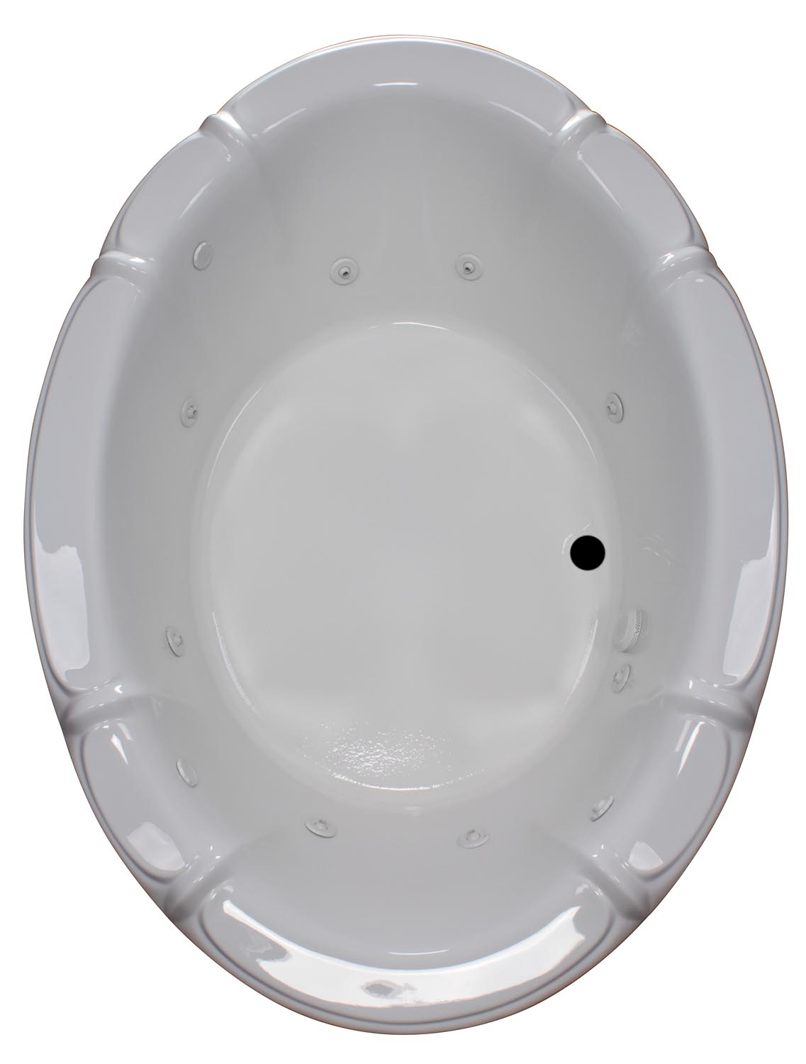 American Acrylic 58" x 79" Oval Drop In Bathtub BR-59